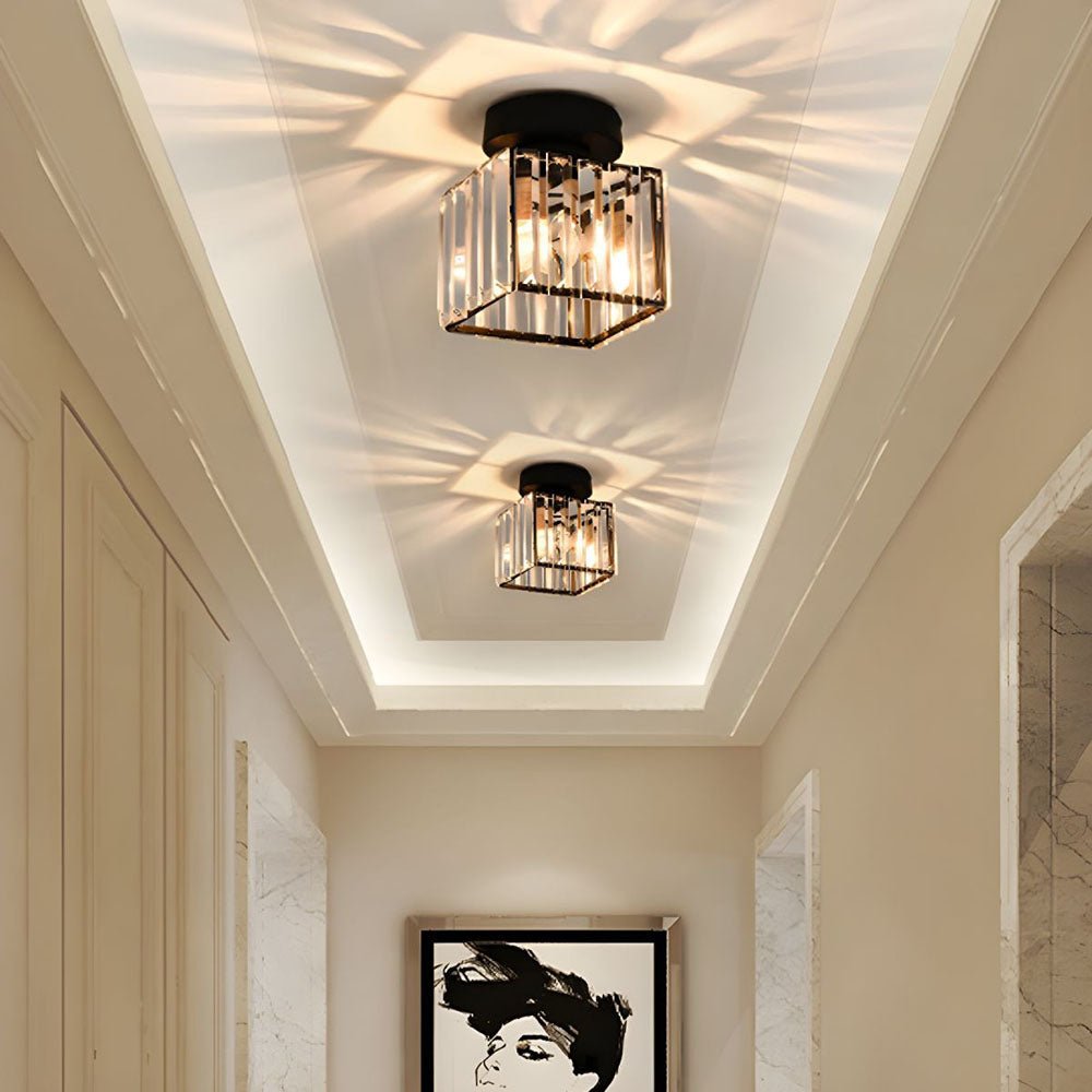 Soléon plafonnier cristal - Valora Design