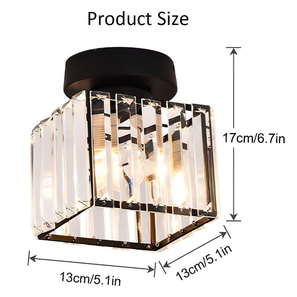 Soléon plafonnier cristal - Valora Design