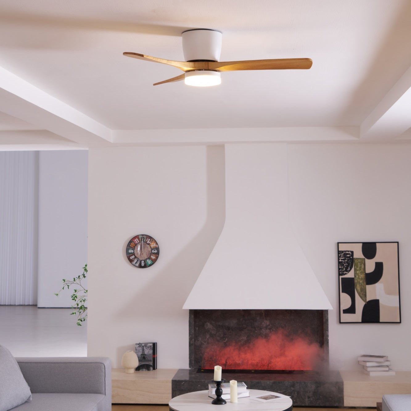 Soranne ventilateur de plafond bois - Valora Design
