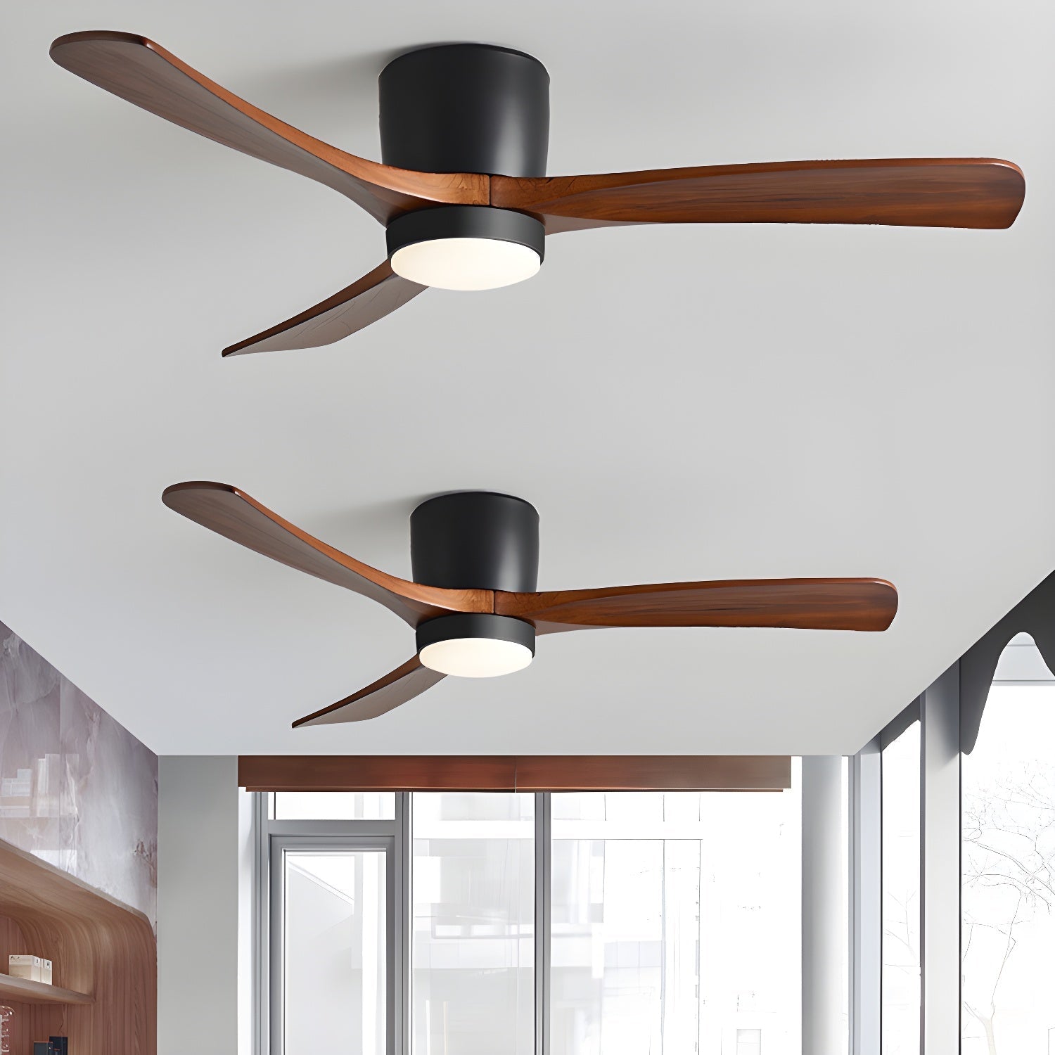 Soranne ventilateur de plafond bois - Valora Design