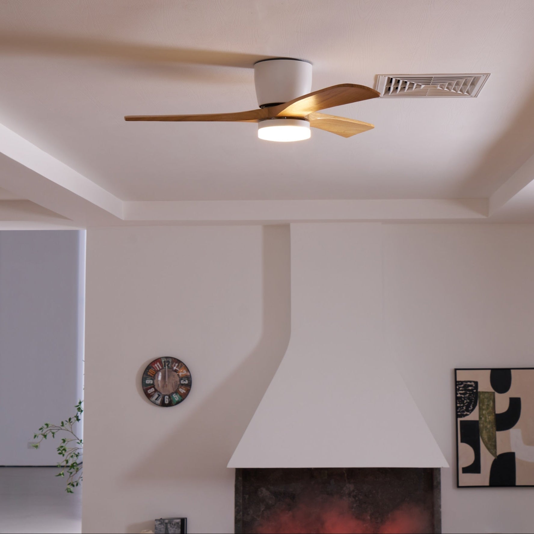 Soranne ventilateur de plafond bois - Valora Design