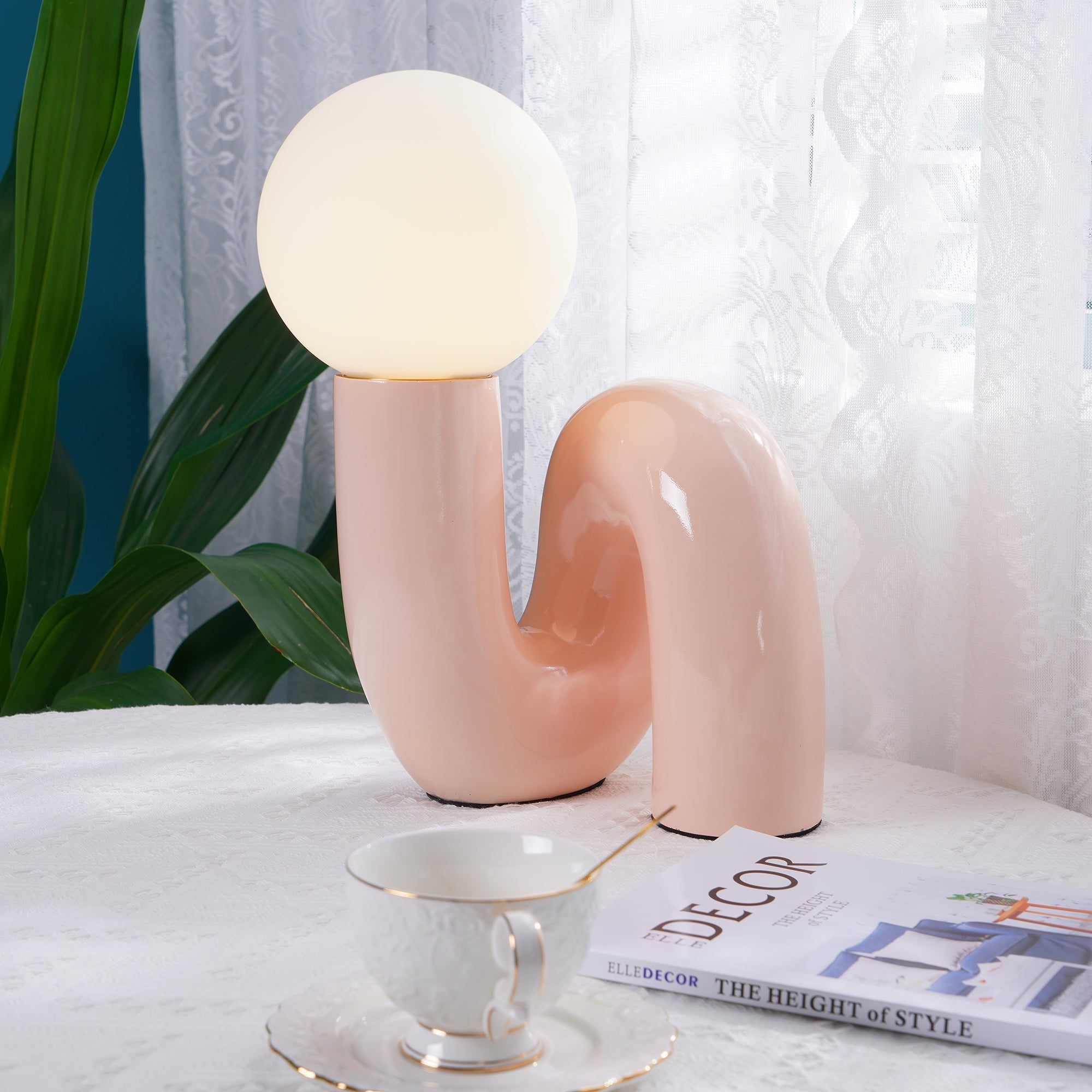 Lampe de table spirale Vaellorin