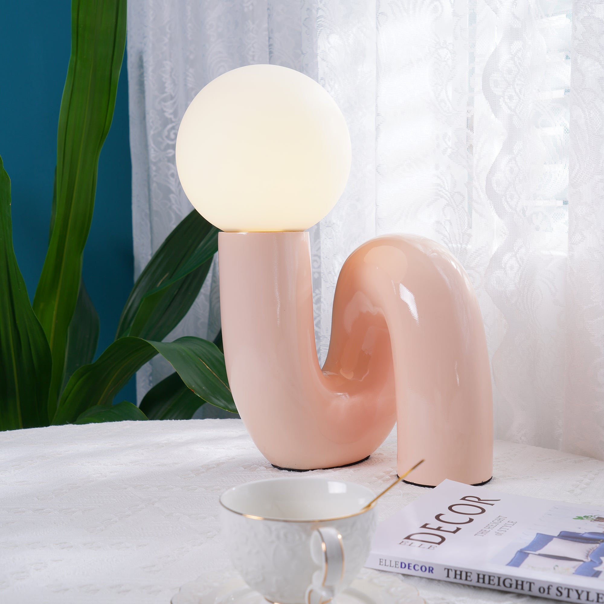 Lampe de table spirale Vaellorin