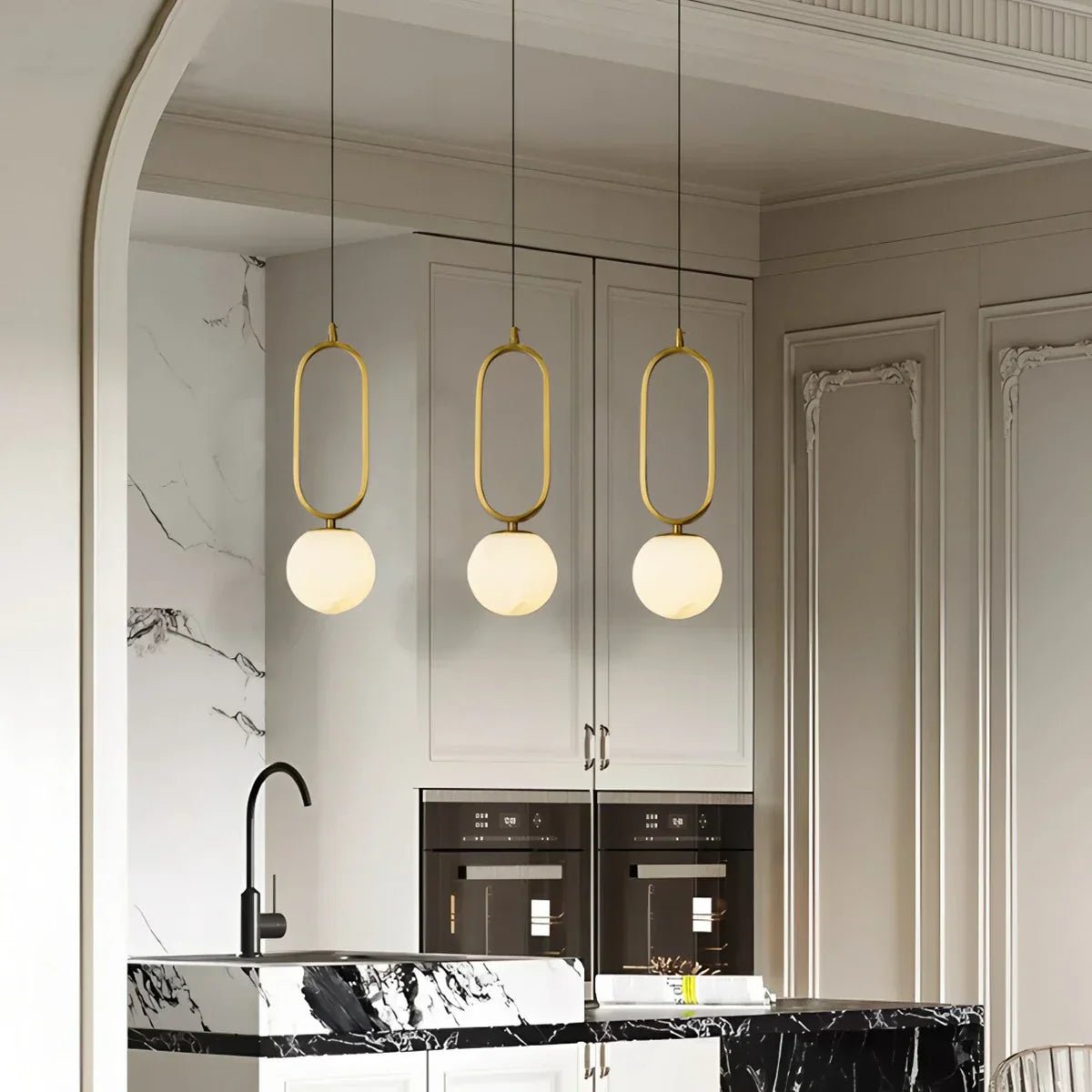 Suspension en albâtre Lacourvaux - Valora Design