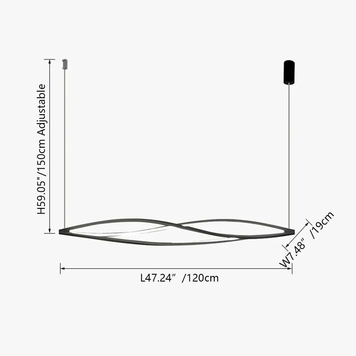 Suspension Valdieux Twist - Valora Design